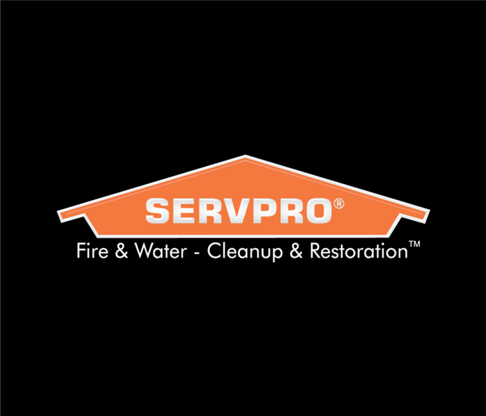 SERVPRO logo on a black background.